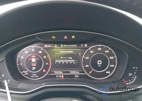 2018 Audi A4 2.0T Tech Ultra Premium/2.0T Ultra Premium from USA, damaged, VIN WAUKMAF44JA234308